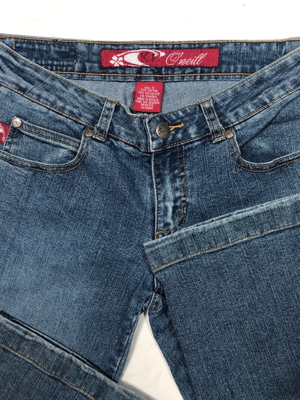 O’Neill Pac Sun womens/juniors jeans size 3 flare surfing Cali Y2K